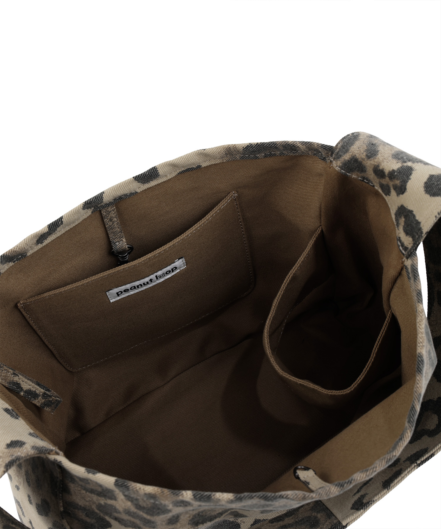 LEOPARD ORGANIZER BAG CHARCOAL - 2 COLORS BROWN