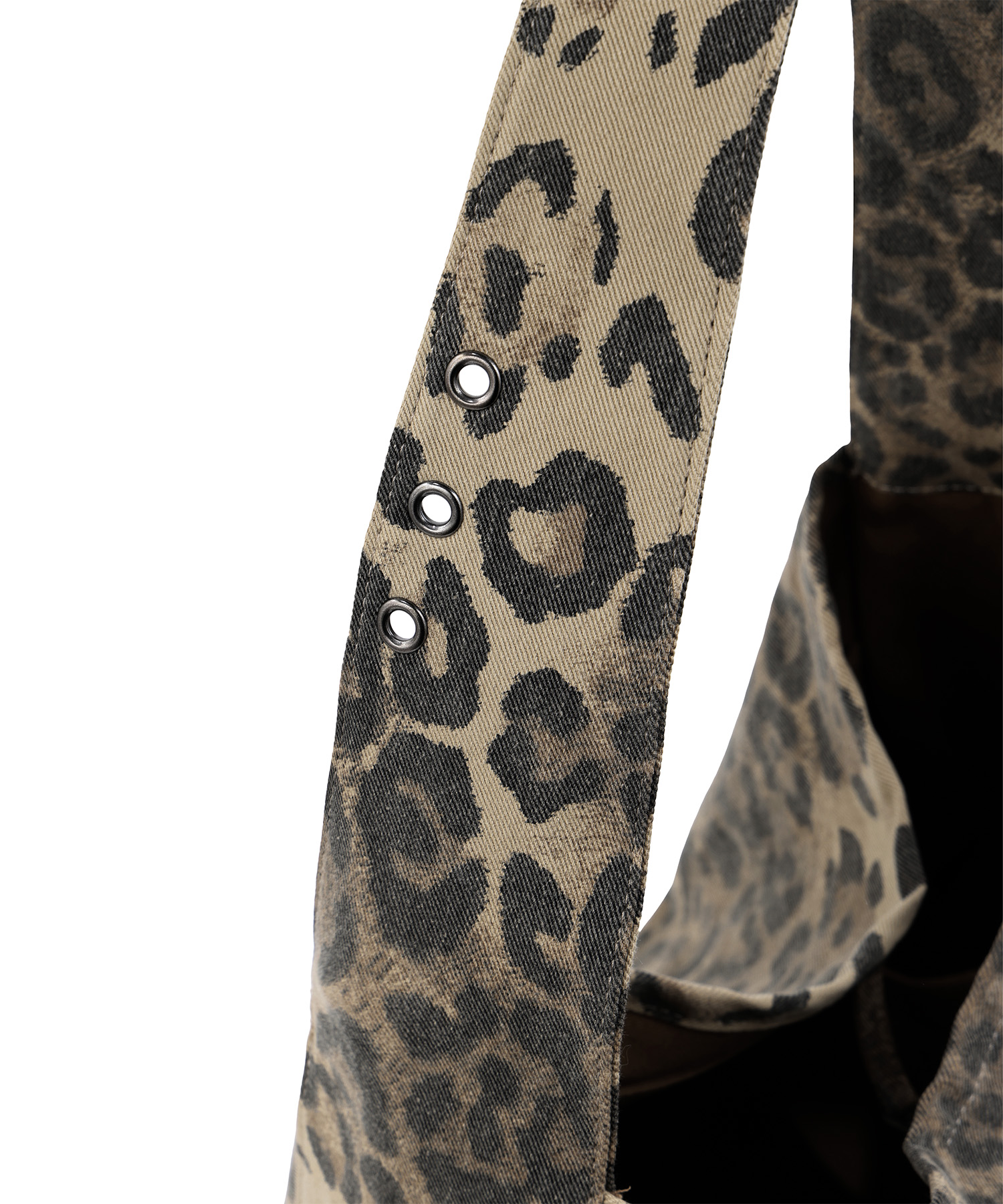 LEOPARD ORGANIZER BAG CHARCOAL - 2 COLORS BROWN