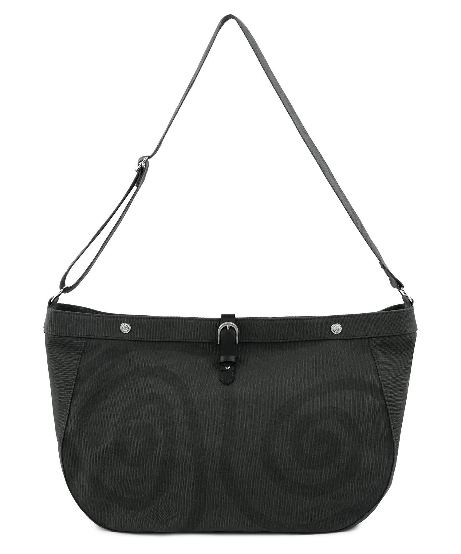SPIRAL CANVAS CROSS BAG BLACK - 4 COLORS KHAKI